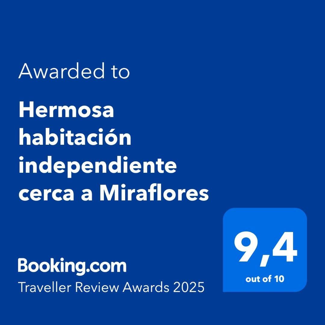 לימה Hermosa Habitacion Independiente Cerca A Miraflores מראה חיצוני תמונה